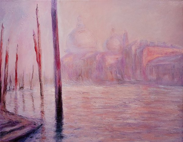 Ванильное небо живопись