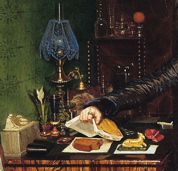 П. А. Федотов. Завтрак аристократа. 1849–1850.