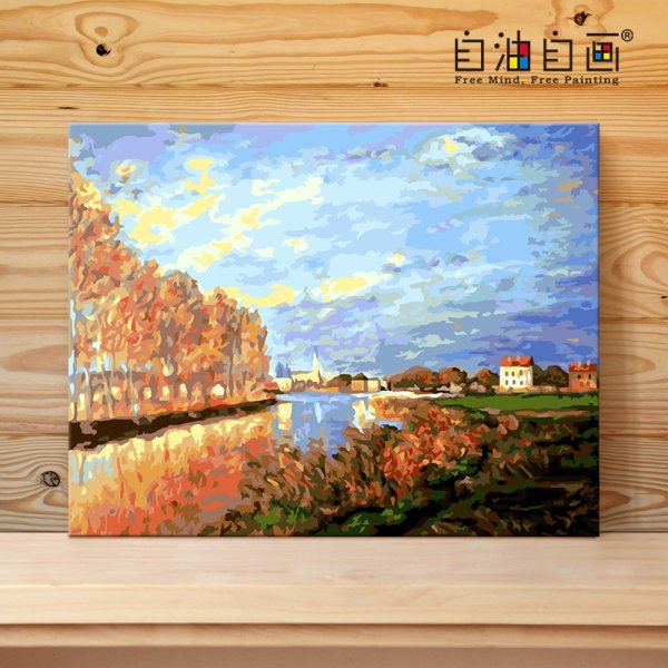 Ванильное небо живопись