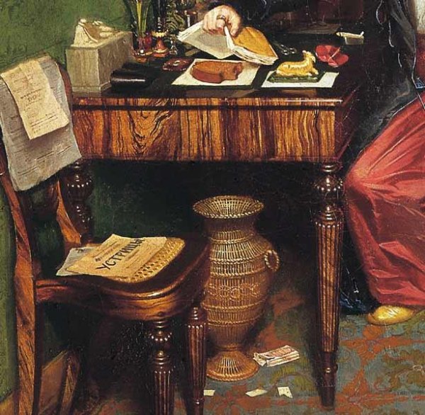 Павел Федотов завтрак аристократа 1849-1850