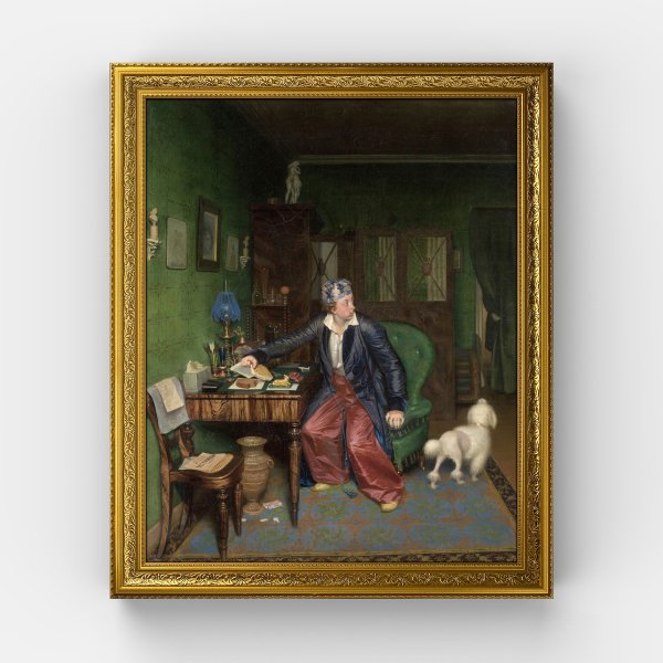 Павел Федотов завтрак аристократа 1849-1850