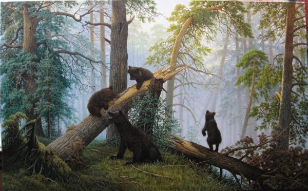 Шишкин Корабельная роща картина