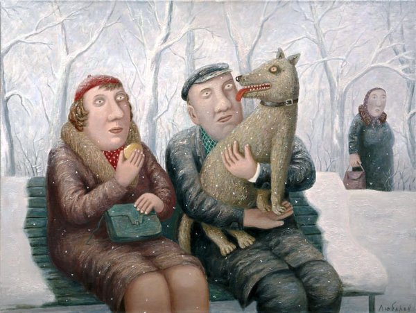 Художник Владимир Любаров деревня Перемилово