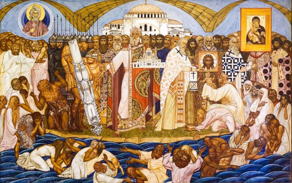 Васнецов крещение Руси