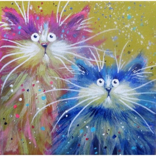 Картины кошки Ким Хаскинс