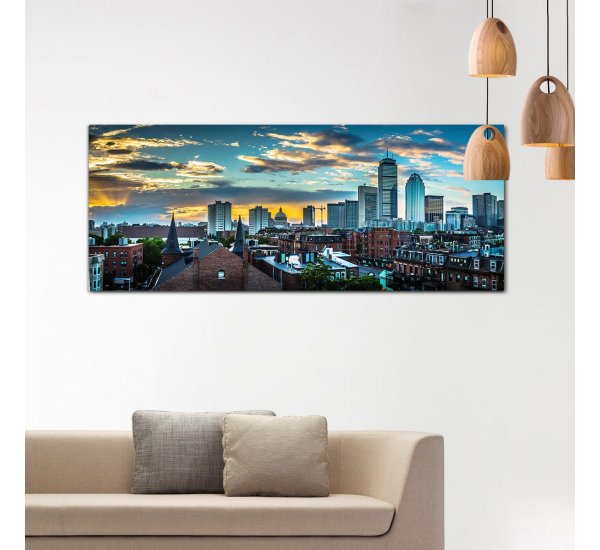 Картина города на стену