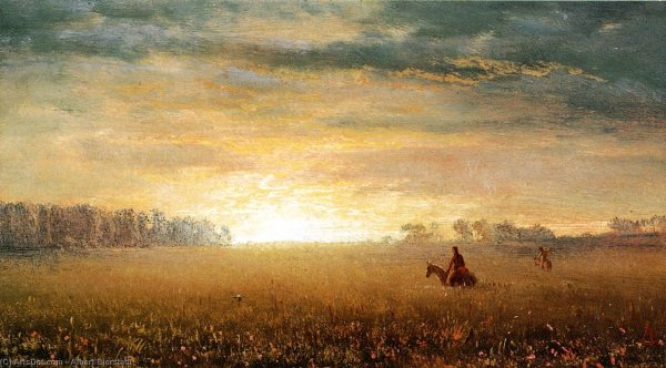 В степи Суриков картина