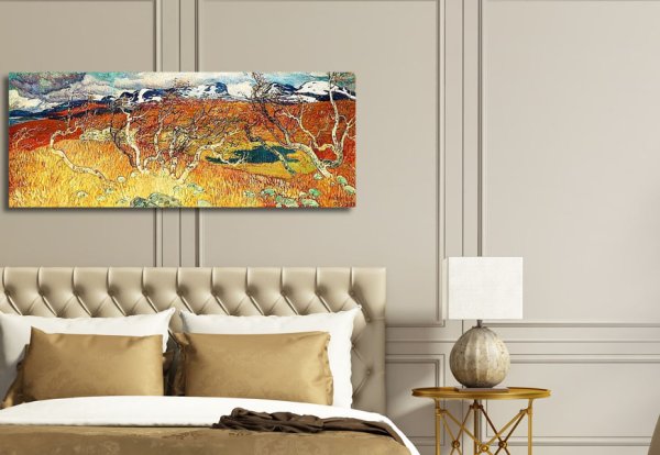 Узкие горизонтальные картины для интерьера