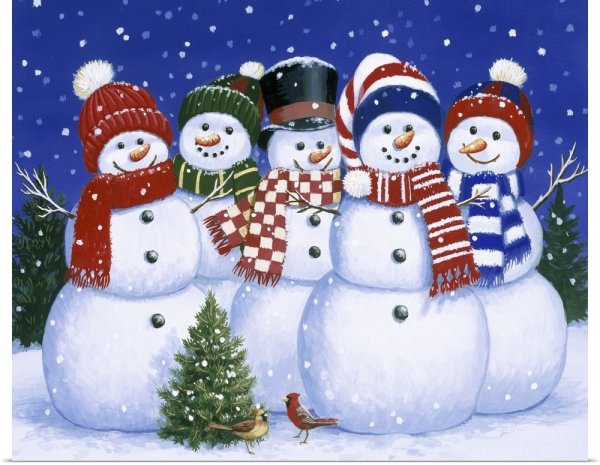 Снеговики William Vanderdasson