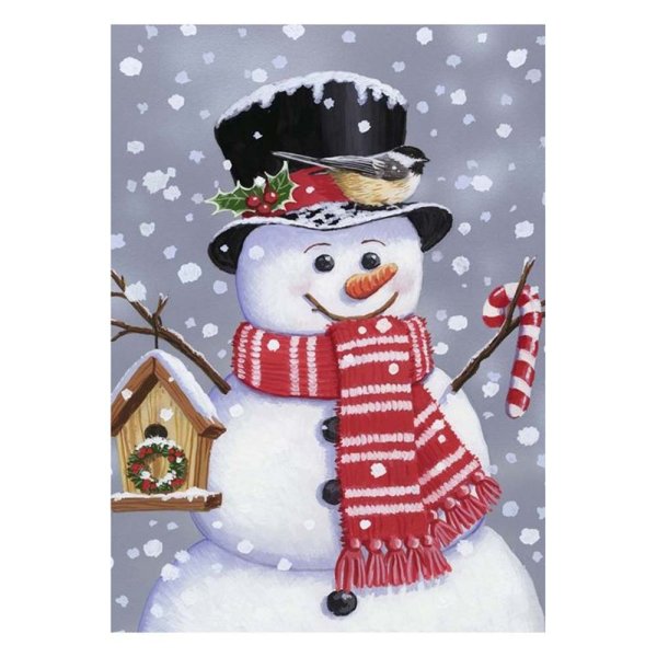 Открытка "Снеговик"