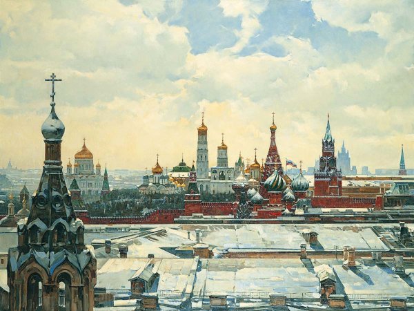 Верещагин вид на Кремль