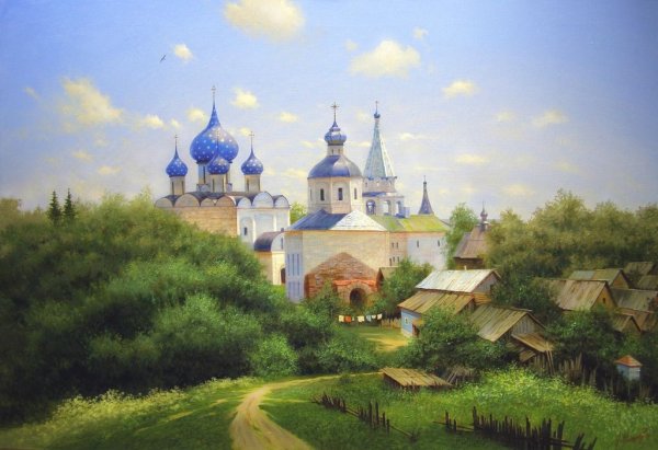 Художник Милюков Александр картины, храмы