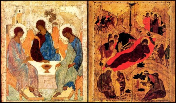 Живопись 14 века Андрей Рублев