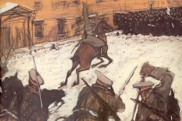 Солдатушки бравы ребятушки Серов картина