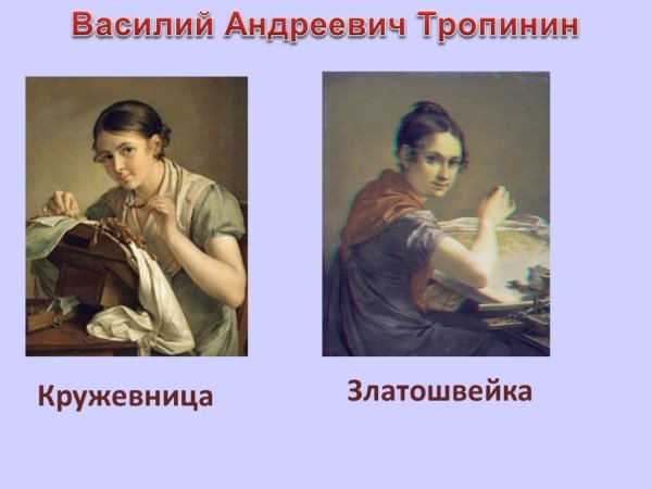 Тропинин Кружевница стиль