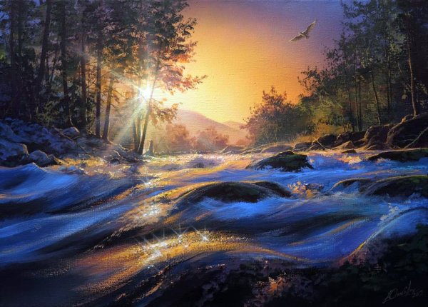 Живопись горы Виктор Юшкевич