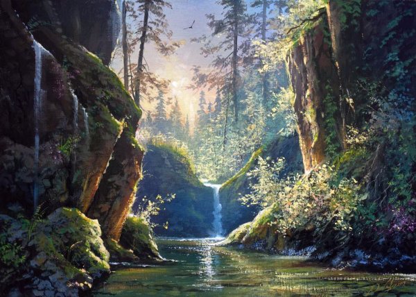 Живопись акрилом Виктор Юшкевич