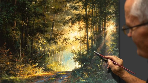 Виктор Юшкевич картины акрилом