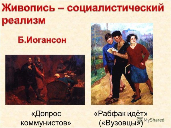 Иогансон б.в. «Рабфак идет (Вузовцы)» 1928