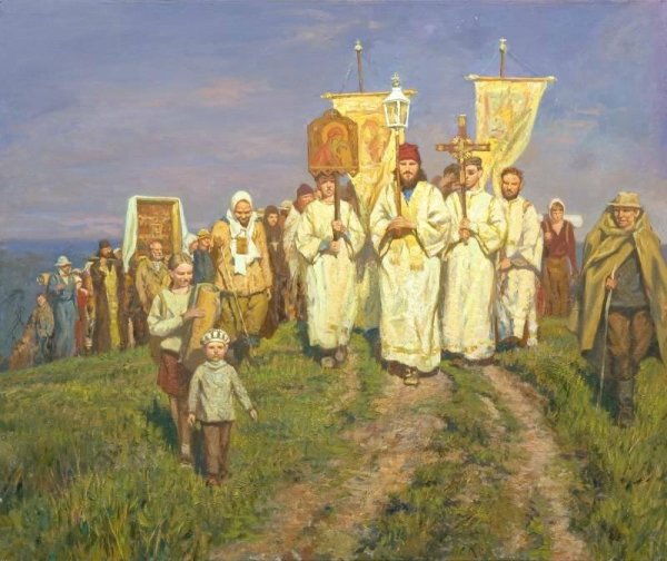 Художник Владимир Муллин крестный ход