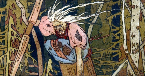 Билибин избушка бабы яги