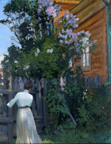 Кустодиев сирень 1906