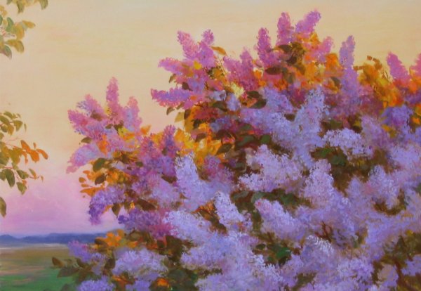 Кустодиев Цветущая Глициния