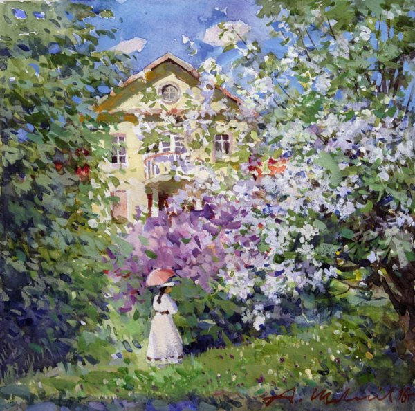 Сирень Кустодиева