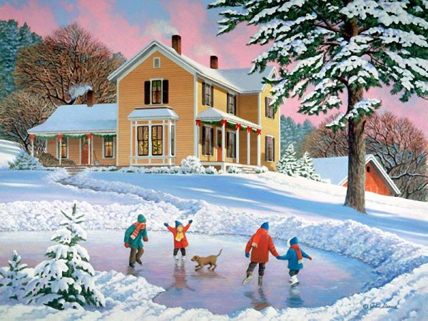 Художник Джон Слоан Рождество