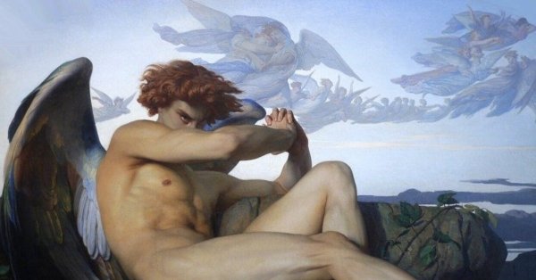 Франц фон штук - Люцифер, 1891г