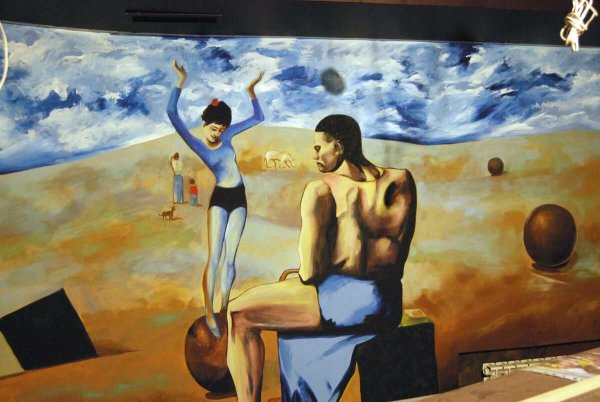 Пабло Пикассо девочка на шаре.1905