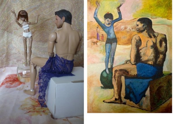 Пабло Пикассо девочка на шаре