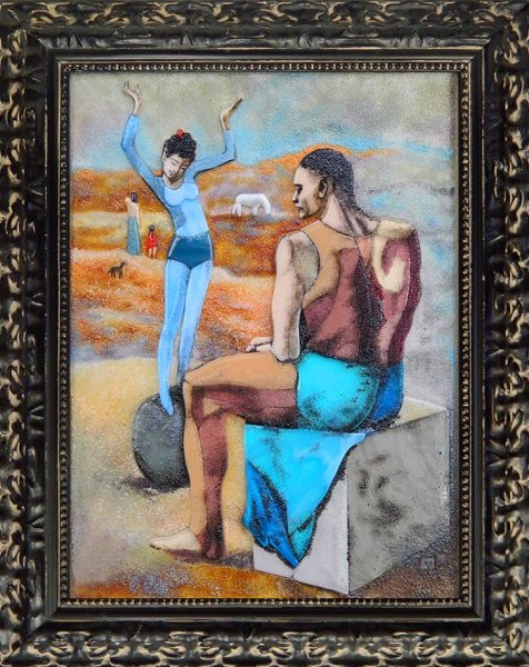 Пикассо девочка на шаре Герника