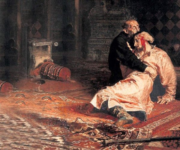 Илья Репин Иван Грозный и сын его Иван