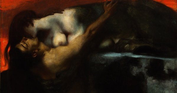 Франц фон штук поцелуй сфинкса