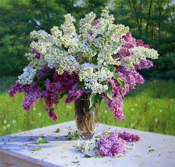 Художник Геннадий Кириченко сирень