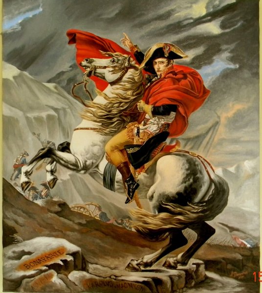 Наполеон Бонапарт на перевале сен-Бернар