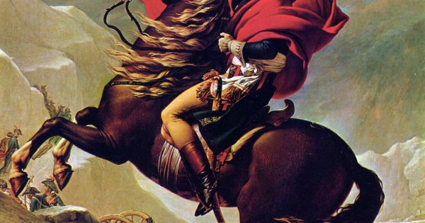 Давид Бонапарт на перевале сен-Бернар