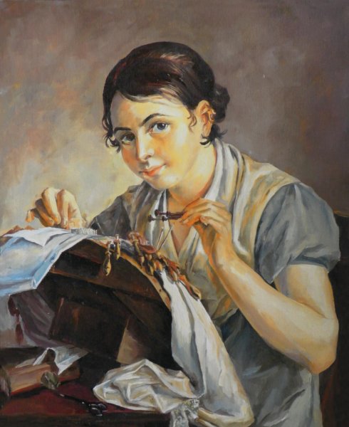 Василий Андреевич Тропинин Кружевница