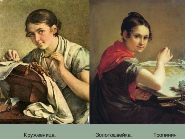 Василий Андреевич Тропинин картины Кружевница
