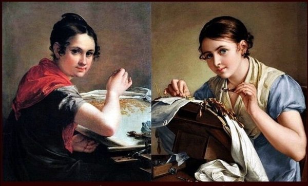 Василий Василий Тропинин Кружевница
