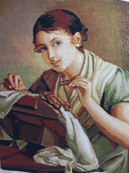 Взгляд кружевницы картины Тропинина