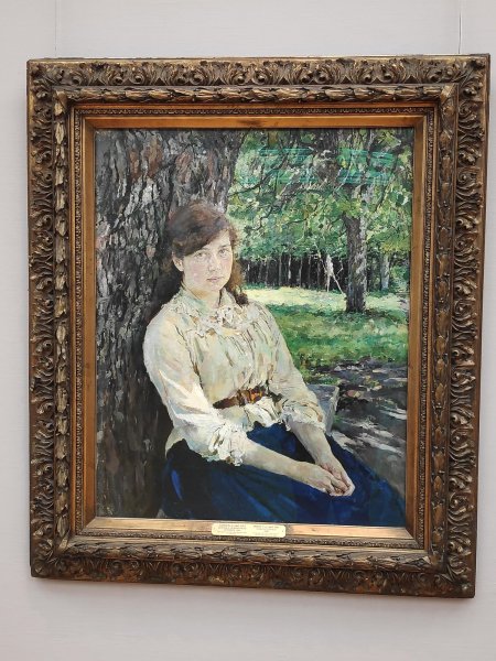 Анализ картины Серова девушка освещенная солнцем