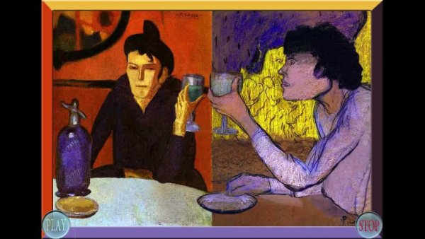 Пабло Пикассо кубизм любительница абсента