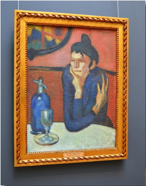Картина любительница абсента Пабло Пикассо
