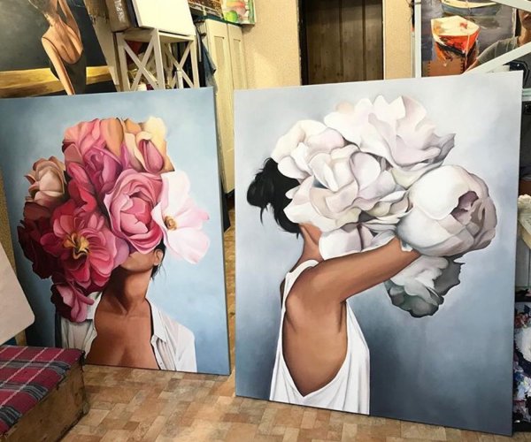 Интерьерная живопись акрилом