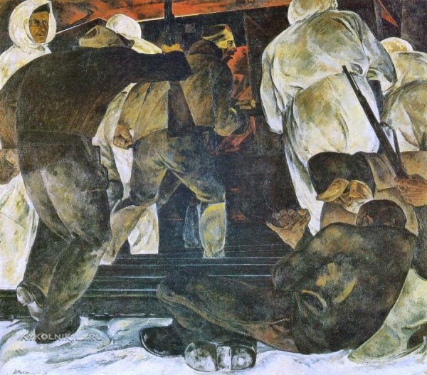 Михаил Андреевич Савицкий Партизанская Мадонна