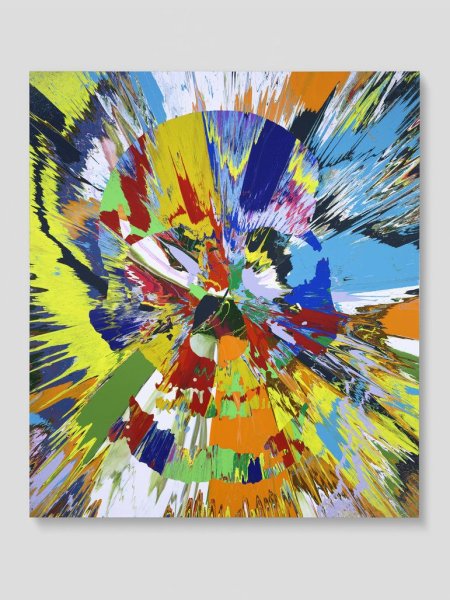 Дэмиен Херст точечные картины