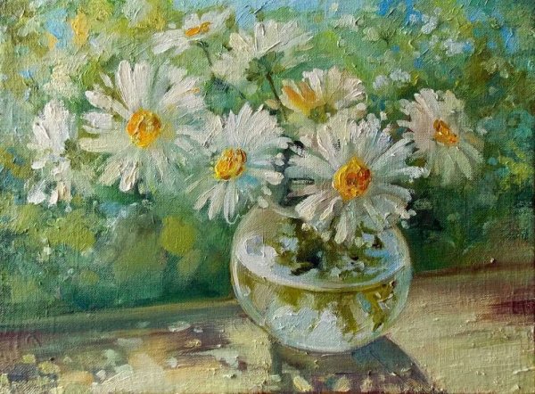 Художник а Герасимов ромашки