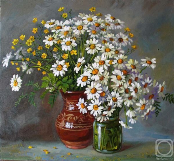 Художник Юрий Николаев ромашки